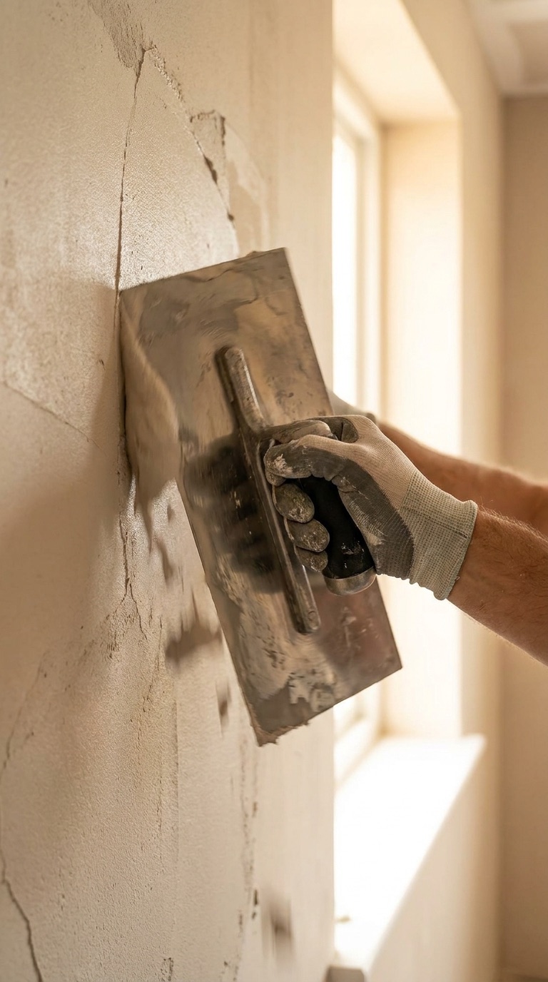 Stucwerk in actie